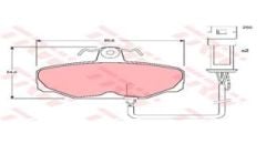 ARKA BALATA FİŞLİ ESCORT IV-SCORPIO-GRANADA-SIERRA-TRW GDB471-D85GB2M008AG-6155610-6185119