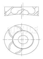 MOTOR PİSTON SEGMAN 0.40 DOBLO 1.9 JTD-ASTRA H-VECTRA C-ZAFIRA B 1.9 CDTİ 82.40-YENMAK 31-04281-040