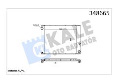 MOTOR SU RADYATORU 306D1 M57 D30 RANGE ROVER 3 L322 02 12-KALE 348665-PCC000840