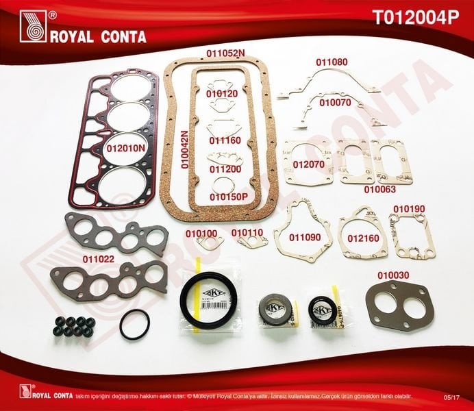 MOTOR TAKIM CONTASI FULL SKT KEÇE REİNZ SUBAP LAS M131 DKŞ 1600 88-ROYAL T012004P-5880444