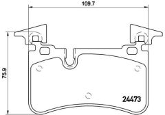 FREN BALATASI ARKA MERCEDES AMG W204 S204 C204 C219 W211 W212 S212 R230-VALEO 671488-A0044208520