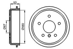 FREN KAMPANASI MERCEDES A-CLASS W168 97 04-BOSCH 0986477096-A1684230401
