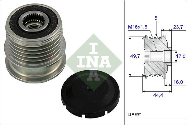 ALTERNATOR KASNAGI MERCEDES A-CLASS W168 98 04-INA 535001110-A6681550015