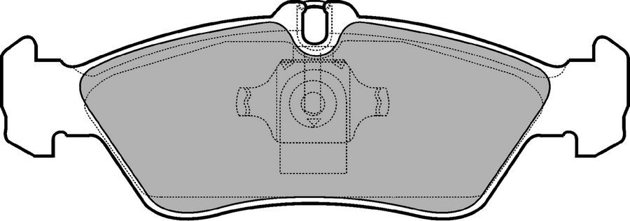 FREN BALATASI ARKA MERCEDES SPRINTER B901 B904 . VW LT 28-35-46-DELPHI-A0024204020-2D0698451