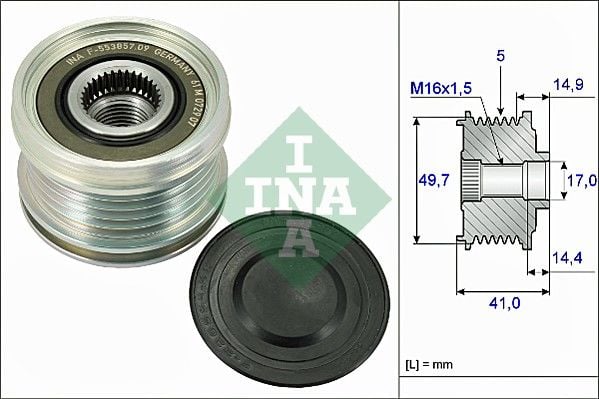 ALTERNATOR KASNAGI MERCEDES W168 W169 W414 . MITSUBISHI COLT 1.5 DID 04 12-INA 535010110-A6401500960-MN960267