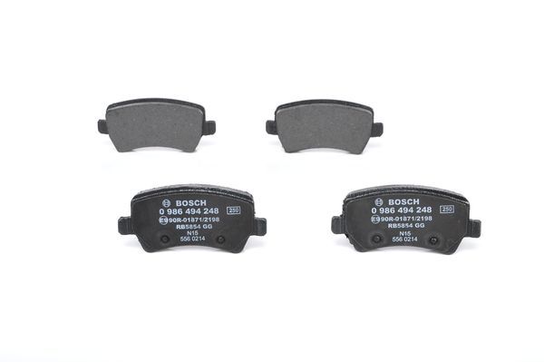 ARKA FREN BALATASI S-MAX 09 06 GALAXY III 06 VOLVO S60 10 S80 06 V60 -V70 06 XC60 08 XC70 06 RANGE ROVER EVOQUE 11-BOSCH 0986494248-6G912M008FB-30794554-LR027129
