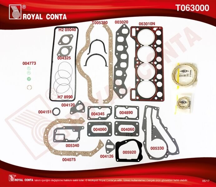MT TK CNT SKT KÇLİ R9 FAIRWAY-R21 OPTIMA R11 C2L-ROYAL T063000