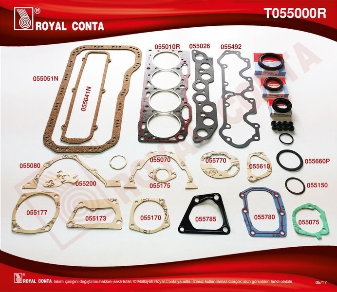 MOTOR TAKIM CONTA CORTECO KEÇELİ TMPR-TİPO 1.6-ROYAL T055000R