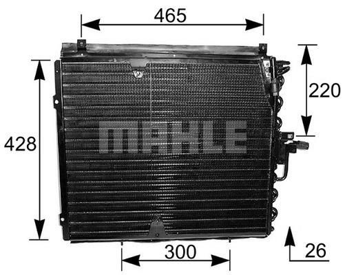 KLIMA RADYATORU MERCEDES W124 S124 C124-MAHLE AC133000S-A1248301070