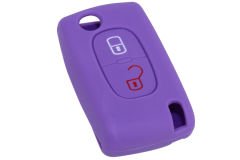 KONTAK ANAHTAR KUMANDA KORUYUCU KILIF SİLİKON MOR PEUGEOT 207-P307-P308-PARTNER-CITROEN C2-C3-C4-AFT HMA100-MR-HMA100-MR