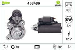 MARŞ MOTORU CONNECT 02 14 1.8 TDCI 75-90-110 PS-VALEO 438486-2T1411000BC-2T1411000BB-4424968