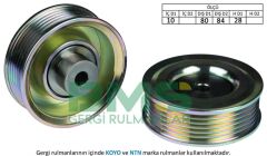 ALTERNATÖR GERGİ RULMANI COROLLA 1.4-1.6 02 AURIS 1.4 VVTI 07 AVENSIS 1.8 03-05-BMS-1357022010