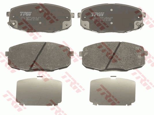 ÖN BALATA HYUNDAI İ30 1.4-1.6-2.0-1.6 CRDI-2.0 CRDI 10/07 KIA CEED 06-TRW GDB3450-581011HA10-581011HA20-WVA23966