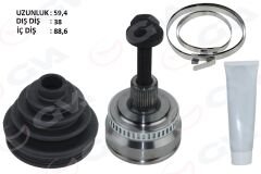 AKS KAFASI DIŞ A4-A6 1.6-1.8 T-2.0 00-04 ALZ-AVJ-ALT 1.6-1.8 T-2.0-GVA 4475266K-8E0498099D-8E0407305A