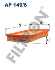 HAVA FİLTRESİ GOLF V 1.4FSI 03- -POLO 1.4FSI 02-06 - TOURAN 1.6FSI 03-07 115 hp-FILTRON AP149.6-03C129620-03C129620G