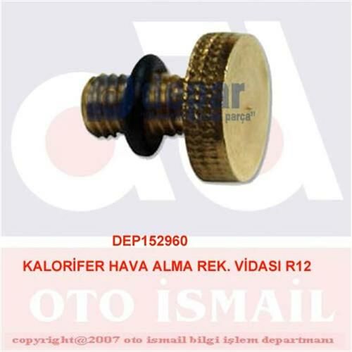 KALORİFER HAVA ALMA REK. VİDASI R12-DEPAR 2960