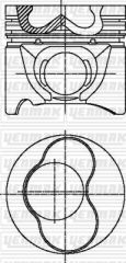 MOTOR PİSTON SEGMAN STD 3-4 PİSTON BORA-CADDY II-GOLF III-IV-PASSAT-POLO-A3-A4 1.9TDI 79.51mm-YENMAK 31-04302-000