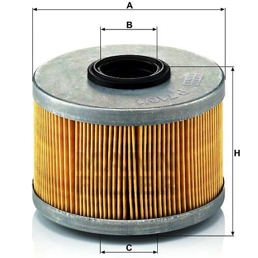 YAKIT FİLTRESİ CLIO II 00-05 KNG 03/98 MGN 97-99 -TRAFIC 89-01 LGN I 97-01 60-75-80-90-98 PS-MANN P716.1X-7701043620