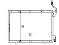 KLİMA KONDENSERİ FORD FİESTA VI 1.6TDCİ 08 OTO.-MEK.-ORIS CFR754016-8V5119719ACADAE