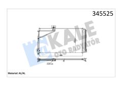 KLIMA RADYATORU MERCEDES SLK-CLASS R171 04 11-KALE 345525-A1715000354