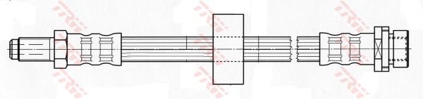 ARKA FREN HORTUMU MONDEO 00-07 310mm-TRW PHB414-1S712282AD-1444731-1121635