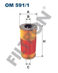 YAG FILTRESI MERCEDES M119 W124 W210 W140 C140 W124 R129-FILTRON OM591.1-A1191800009
