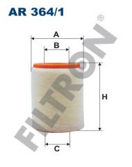 HAVA FILTRESI SMART M160 FORTWO Coupe 451 08-FILTRON AR364.1-A1600940104