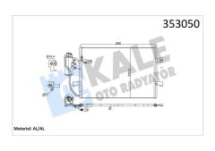 KLIMA RADYATORU MERCEDES W168 W414-KALE 353050-A1685001154
