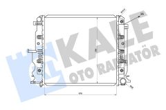 MOTOR SU RADYATORU MERCEDES SPRINTER B906 06-KALE 361510-A9065001402