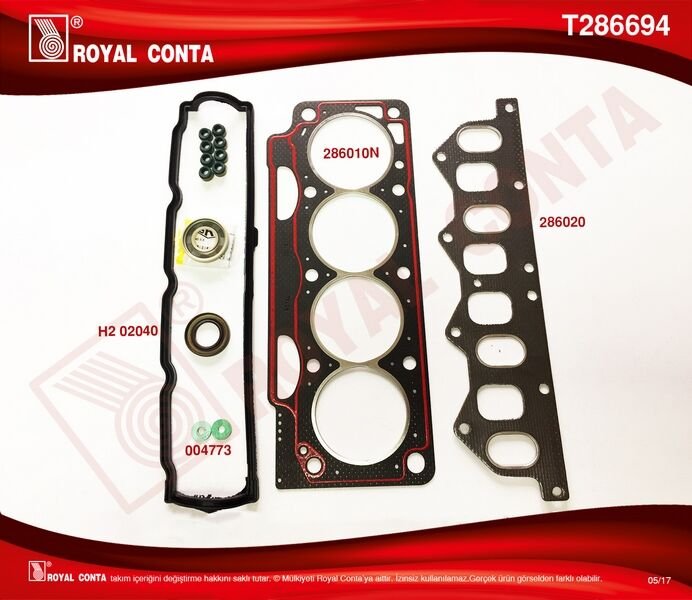 ÜST TAKIM CONTA SKT KEÇELİ LGN 1.8-2.0-MGN 2.0 L F3R-ROYAL T286694-7701467058