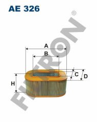 HAVA FILTRESI MERCEDES OM603 W124 S124-FILTRON AE326-A6030940204
