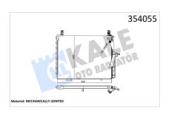 KLIMA RADYATORU MERCEDES W124 S124 A124 C124-KALE 354055-A1248301970