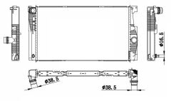 MOTOR SU RADYATORU BMW F10 F11 N20 OTOMATIK-ORIS BBM911032-17118672011