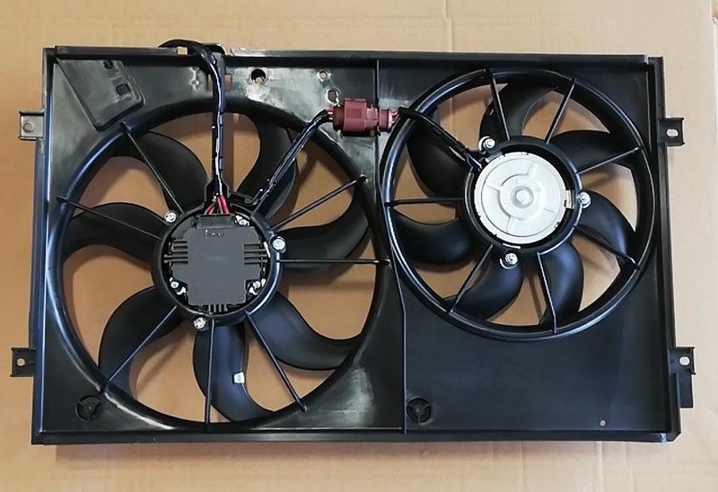 RADİATOR FAN GOLF 5 / JETTA / PASSAT / CADDY ÇİFTLİ DAVLUMBAZLI ÇİFT FANLI-ORIS-1K0121207BB-1K0121207T-1K0959455P