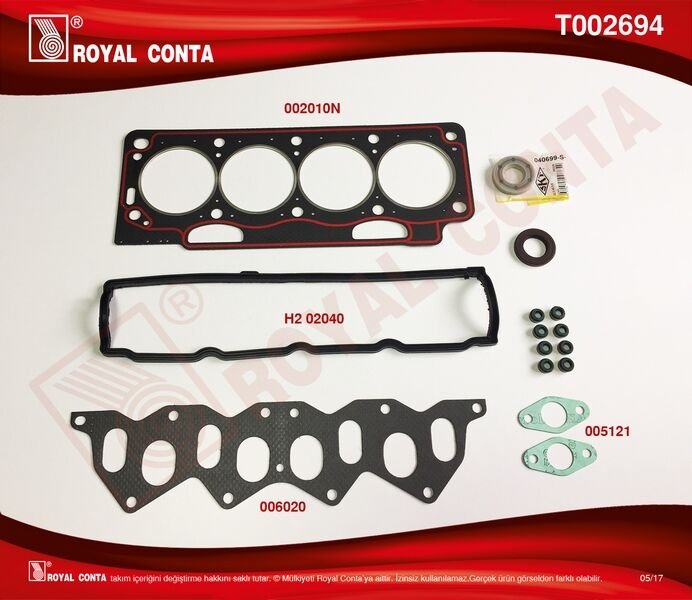 ÜST TAKIM CONTA KEÇELİ R11 FLASH 1700-ROYAL T002694