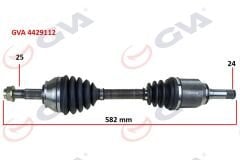 KOMPLE AKS SOL FIORINO 1.3 MTJ 07-13 582mm AKS LALE Lİ-GVA 4429112-51783824