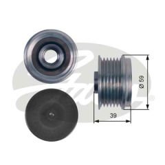 ALTERNATÖR KASNAĞI RULMANLI CADDY IV-GOLF 7-PASSAT 14 A3 12 A4 13-15 IBIZA 08-10 LEON 13 OCTAVIA-GATES OAP7114-045903119A-03G903119B-045903119