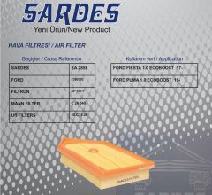 HAVA FİLTRESİ FORD FIESTA VII-PUMA 1.0L 20-SARDES SA2858-L1B1-9601-AB-2380393