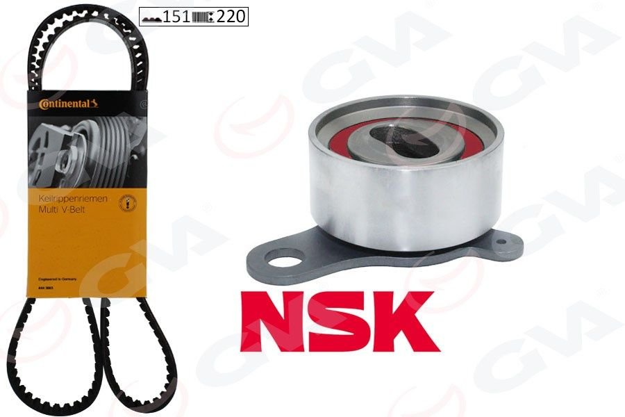 EKSANTRİK GERGİ KİTİ 094x190 COROLLA 1.6 16V 87-92 CIVIC 1.5 8V 74-78 CARINA FF 1 K015027-GVA 59T7119C-1356815041-1356815050