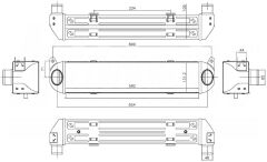 TURBO RADYATORU 2.7 DISCOVERY 3 L319 DISOCERY 4 L319 R.R SPORT L320-ORIS IRO507105-PML500031-PML500011-PML500010