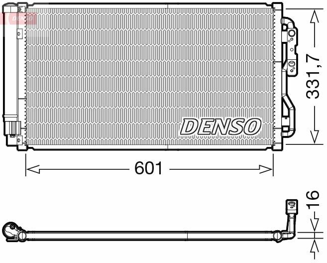 KLIMA RADYATORU BMW F20 F30 F32 F33 F34 F36 i3 F22-DENSO DCN05033-64506804722
