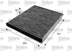 POLEN FİLTRESİ KARBONLU FOCUS II 1.6TDCİ 1.8 2.0 2004-2012 VOLVO S40 C70 V50 C30 2004-2012-VALEO-4M5J19G244AA-30780377-30676484
