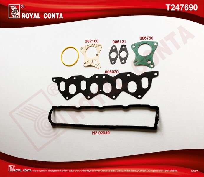 ÜST TAKIM CONTA KEÇESİZ-SKC SİZ KNG-EXP-CLIO F8Q-ROYAL T247690