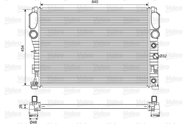 MOTOR SU RADYATORU MERCEDES M272 OM646 C219 W211 S211-VALEO 701575-A2115001302