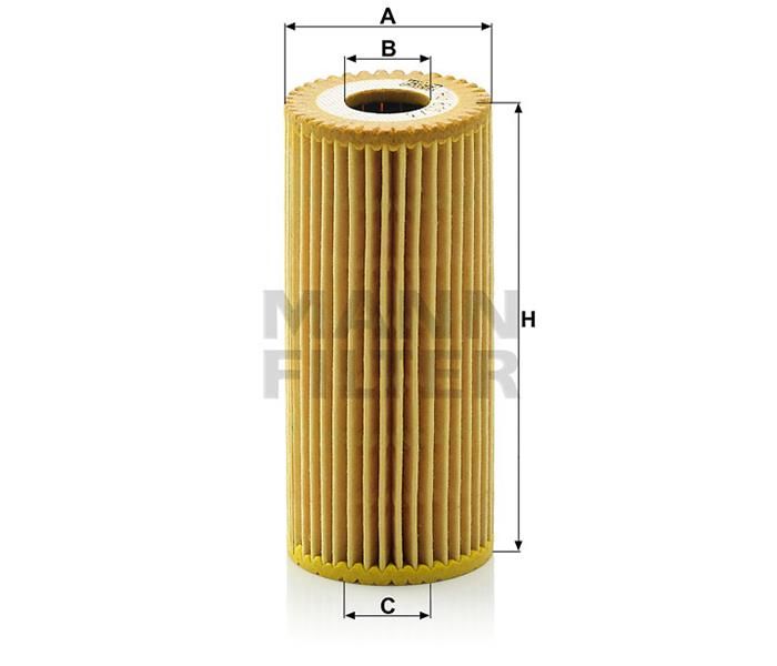 YAG FILTRESI MERCEDES OM640 W168 W245 W414-MANN HU615.3X-A6401800109