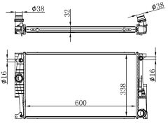 MOTOR SU RADYATORU BMW B38 N20 N26 N55 F20 F30 F32 F34 F36 F22 F80 F82-ORIS BBM159032-17118672104-17117618807-17118672095