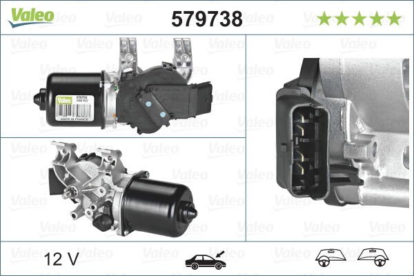 SİLECEK MOTORU ÖN CLIO III 06/05-VALEO-7701061590