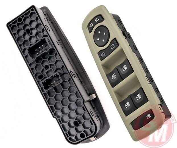 CAM AÇMA ANAHTARI ÖN SOL/SAĞ RENAULT FLUENCE DÖRTLÜ MERKEZİ KİLİT DÜĞMELİ AYNA AYARLI-GUA 41417-254000015R