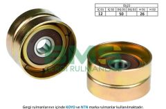 EKSANTRİK GERGİ RULMANI ÇELİK COROLLA 1.3 92-BMS 007-1350310011-1350310021