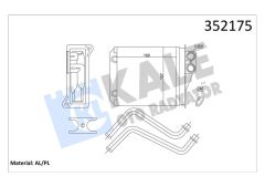 KALORIFER RADYATORU ARKA MERCEDES SPRINTER B906 06 . VW CRAFTER 30-35-50 06-KALE 352175-A0038359001